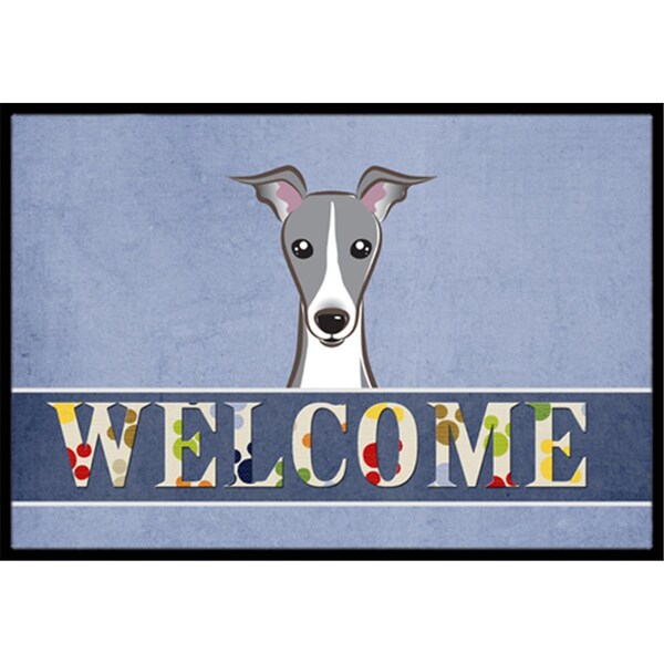 Carolines Treasures Italian Greyhound Welcome Indoor & Outdoor Mat, 24 x 36 in. CA77330 - main